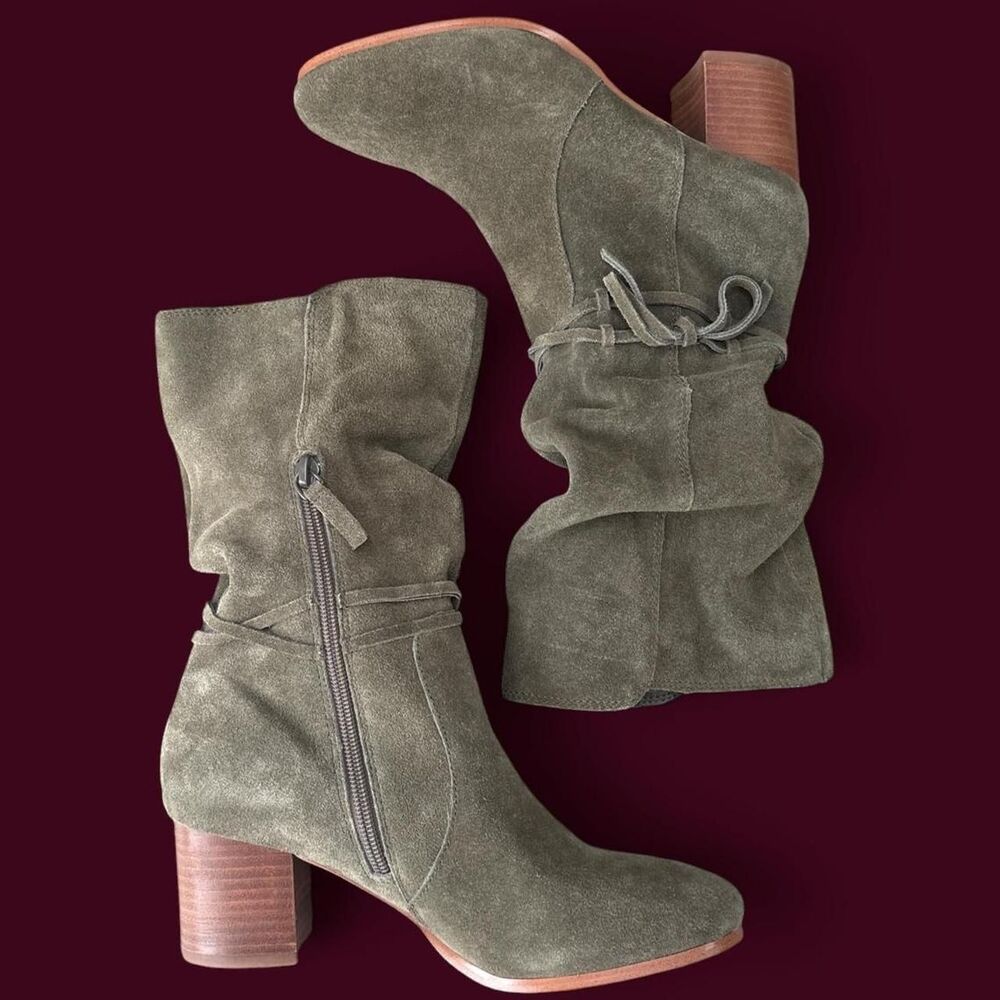 Janine Women's Khaki and Green Boots